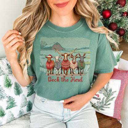 Deck the Herd Comfort Colors® Tee