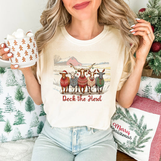 Deck the Herd Comfort Colors® Tee