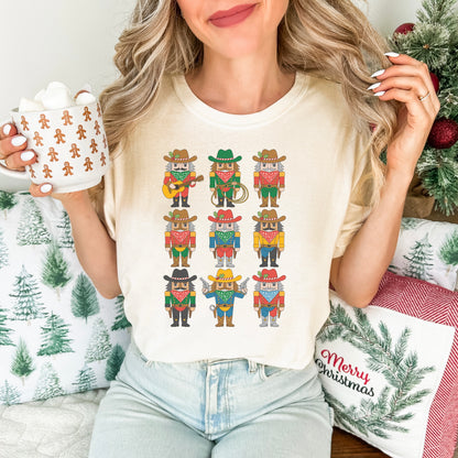 Cowboy Nutcracker T-Shirt – Western Christmas Holiday Tee