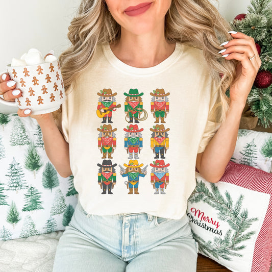 Cowboy Nutcracker T-Shirt – Western Christmas Holiday Tee