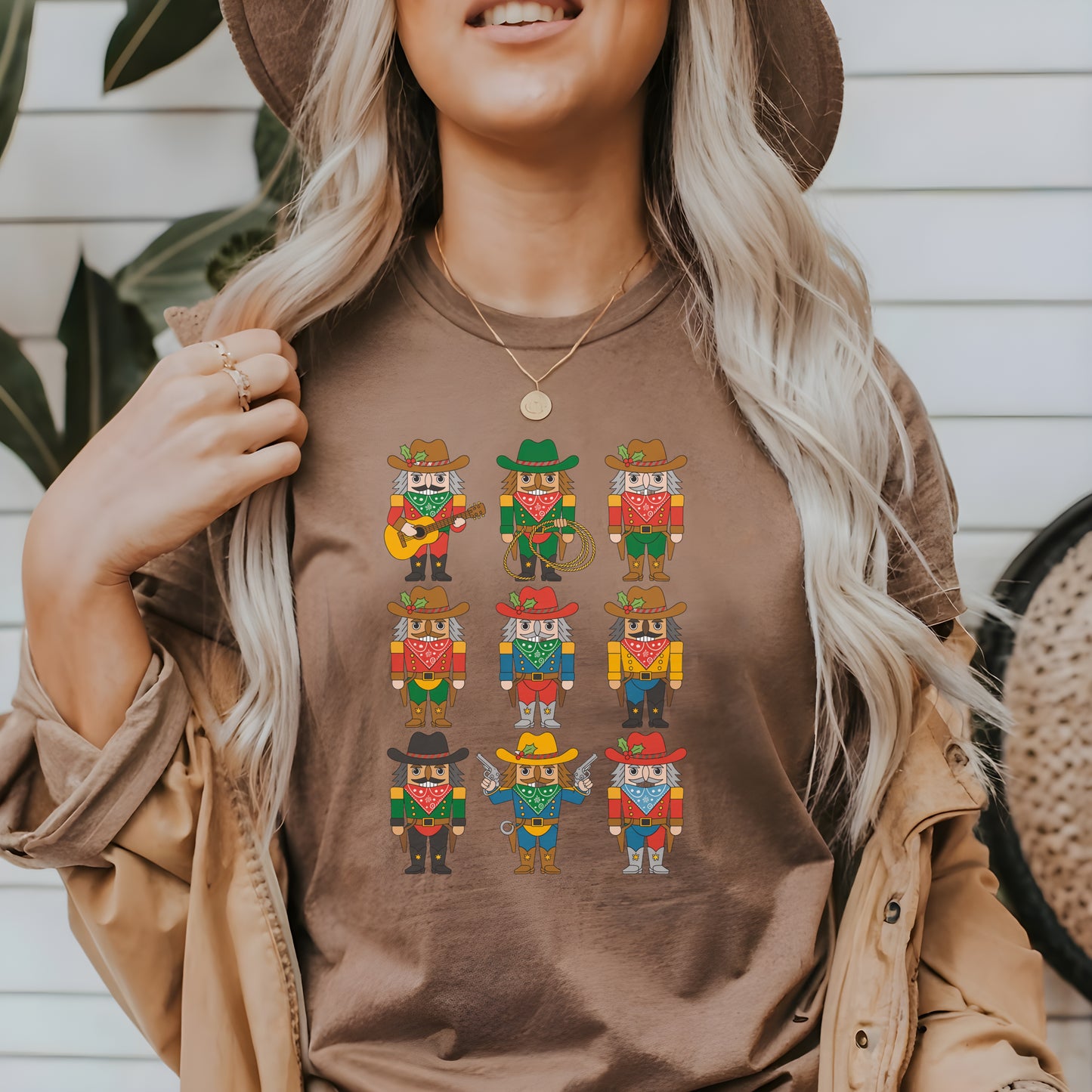 Cowboy Nutcracker T-Shirt – Western Christmas Holiday Tee