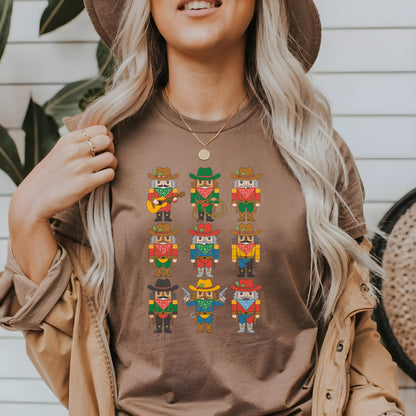 Cowboy Nutcracker T-Shirt – Western Christmas Holiday Tee