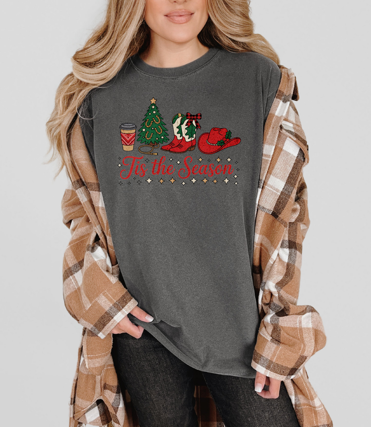 Western “Tis the Season” Christmas T-Shirt