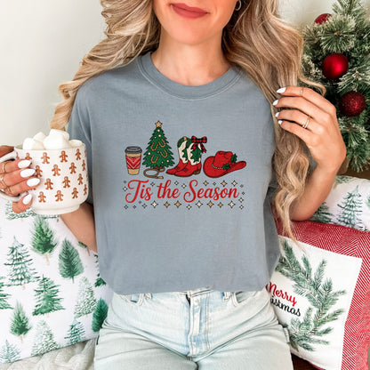 Western “Tis the Season” Christmas T-Shirt