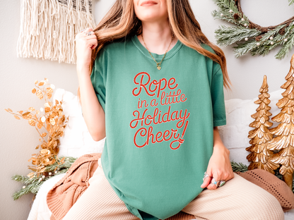 Rope In Cheer Christmas T-Shirt