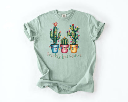 Prickly but Festive Christmas Cactus T-Shirt