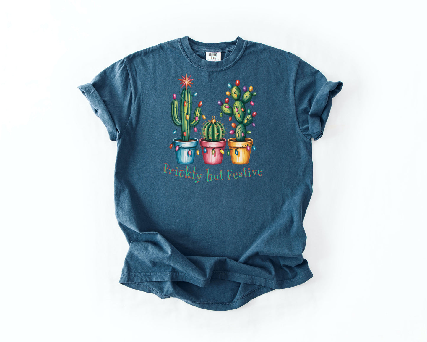 Prickly but Festive Christmas Cactus T-Shirt