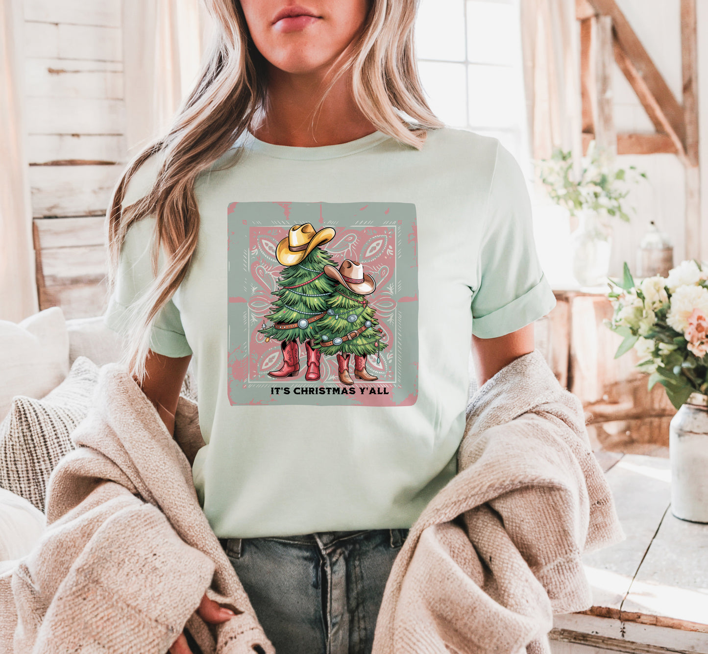 Christmas Y’all Cowboy T-Shirt