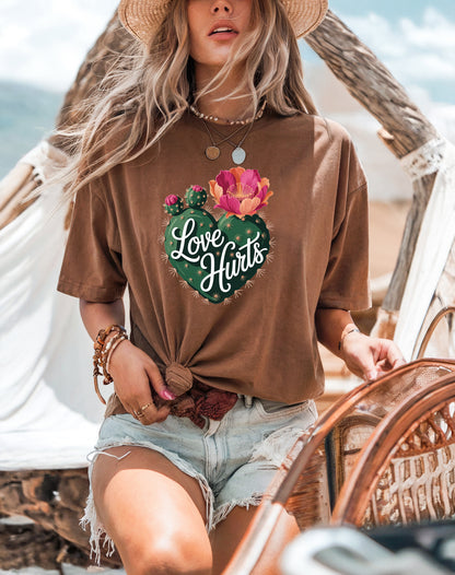 Cactus Heart “Love Hurts” T-Shirt