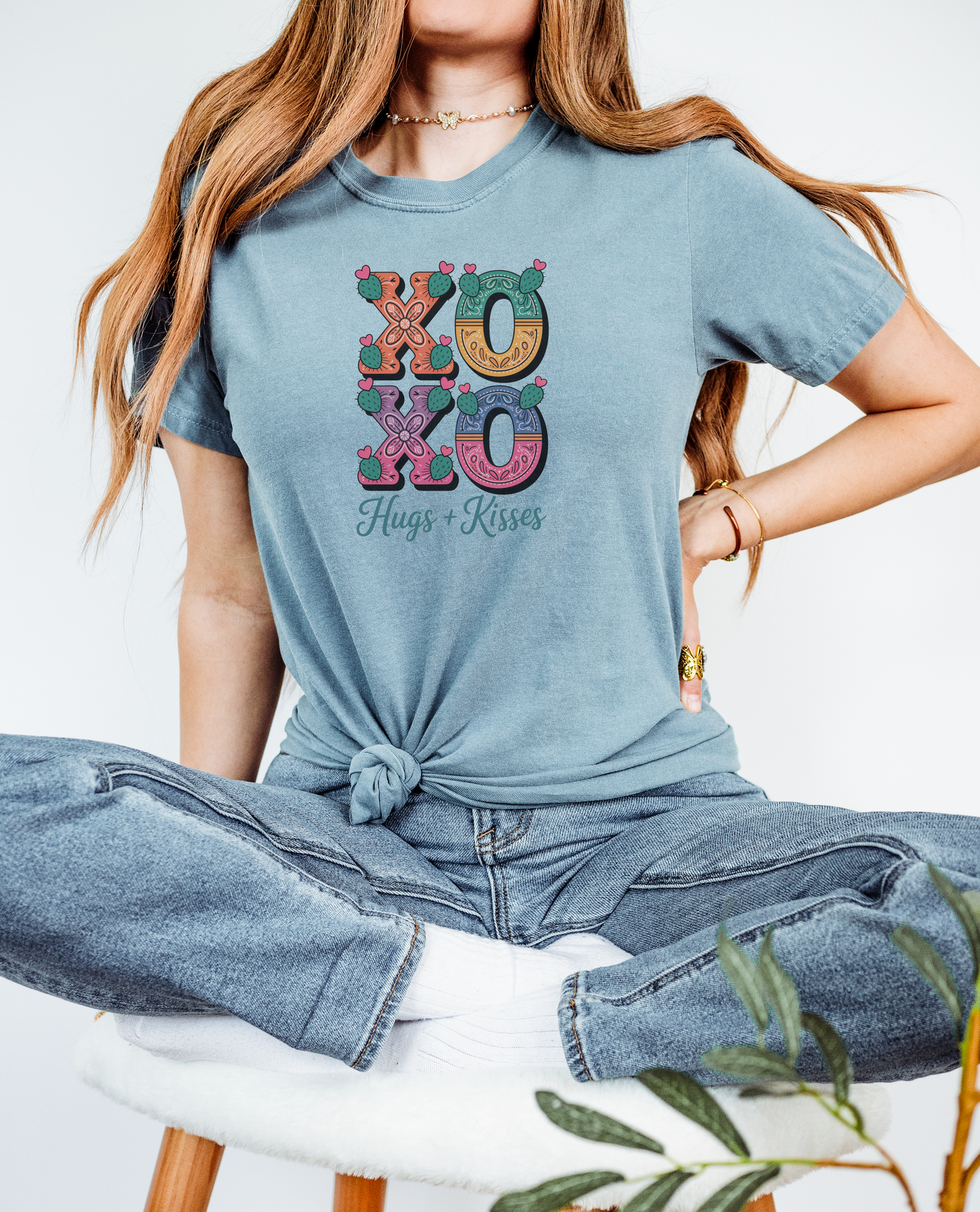 Southwestern Cactus XOXO T-Shirt