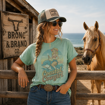 Coastal Cowgirl Dolphin Tee