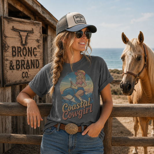 Coastal Cowgirl Dolphin Tee
