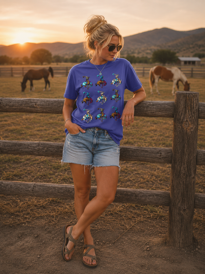 Grid Rodeo Spirit Tee