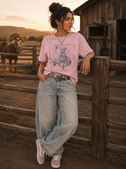 Vintage Bandana Bronc Graphic Tee