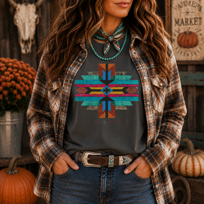 Boho  Desert Cross Artist Series Tee