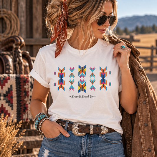 Arrows & Butterflies Southwest Graphic Tee Western Shirt