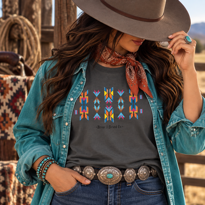 Arrows & Butterflies Southwest Graphic Tee Western Shirt