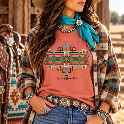 Desert Dawn Western Southwestern Graphic Tee