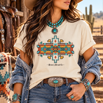 Desert Dawn Western Southwestern Graphic Tee