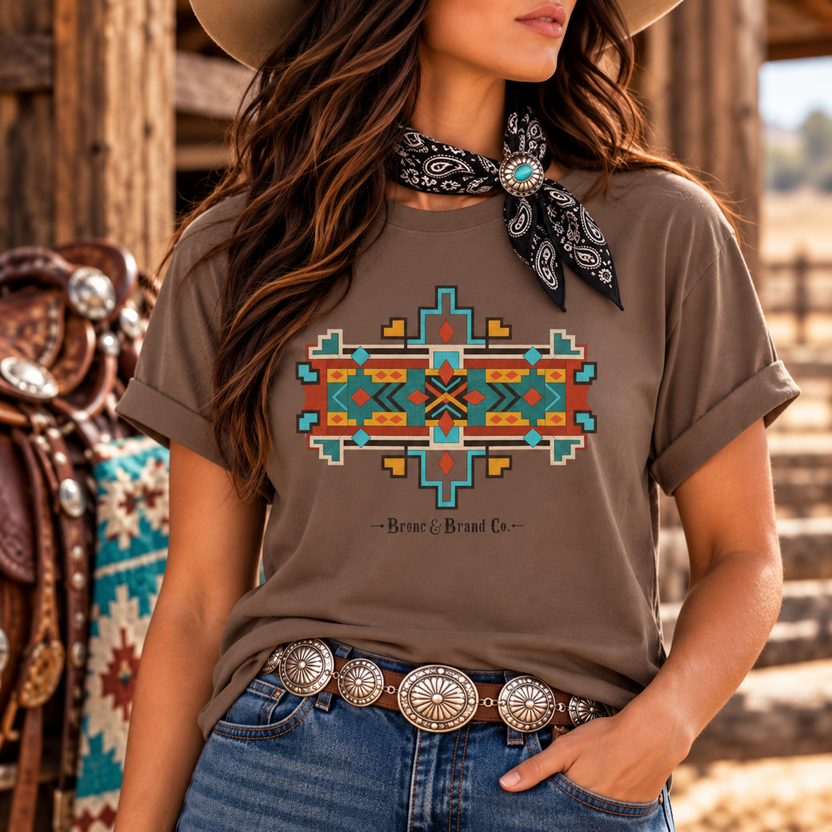 Desert Dawn Western Southwestern Graphic Tee