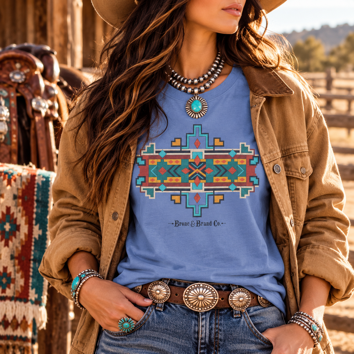 Desert Dawn Western Southwestern Graphic Tee