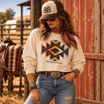 Sunset Mesa Southwestern Graphic Sweatshirt