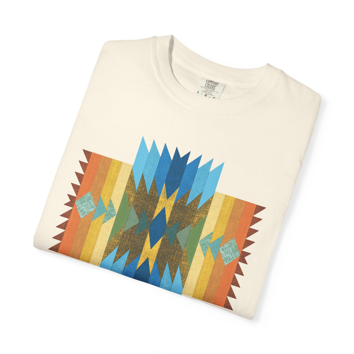 Painted Mesa Cross  Southwestern Geometric Graphic Tee