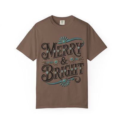 Merry & Bright Turquoise Comfort Colors® Tee