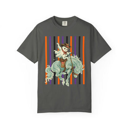 Ghost Rider Bronc Tee | Halloween Western Graphic Shirt