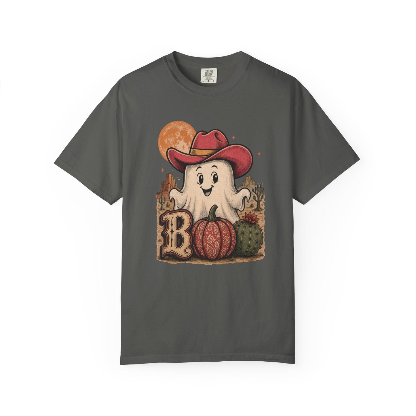 Howdy Boo Western Ghost Tee | Cowgirl Halloween Comfort Colors® Shirt