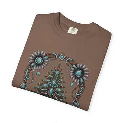 All I Want for Christmas Turquoise Arch Comfort Colors® Tee