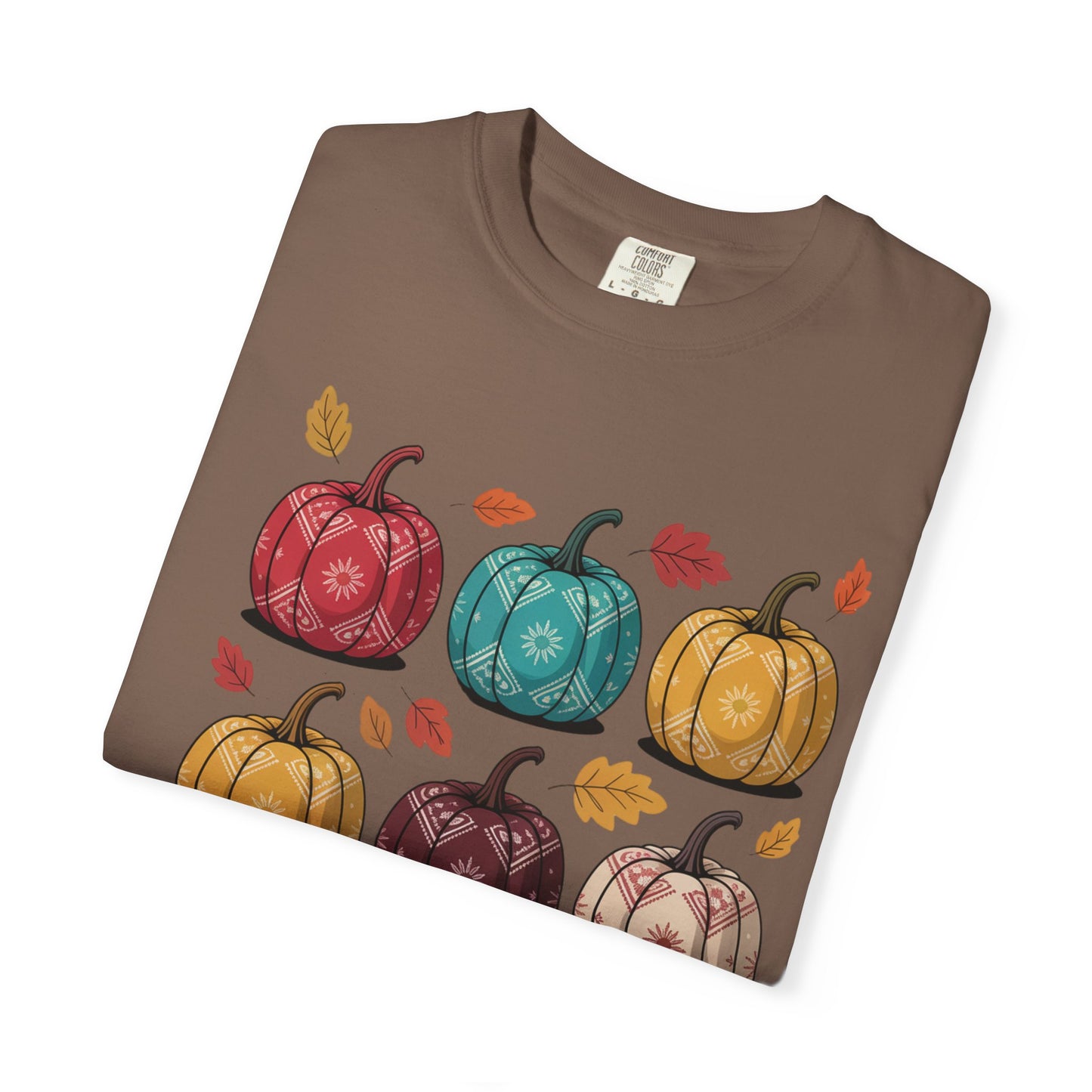🎃 Fall Pumpkin Grid Comfort Colors® Tee
