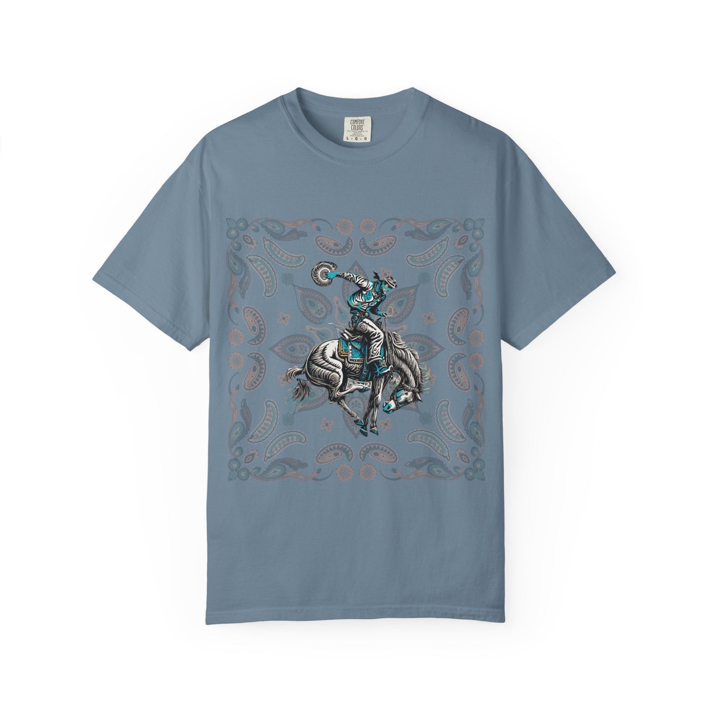 Paisley Rodeo Tee | Western Graphic Comfort Colors Shirt | Bronc & Brand Co