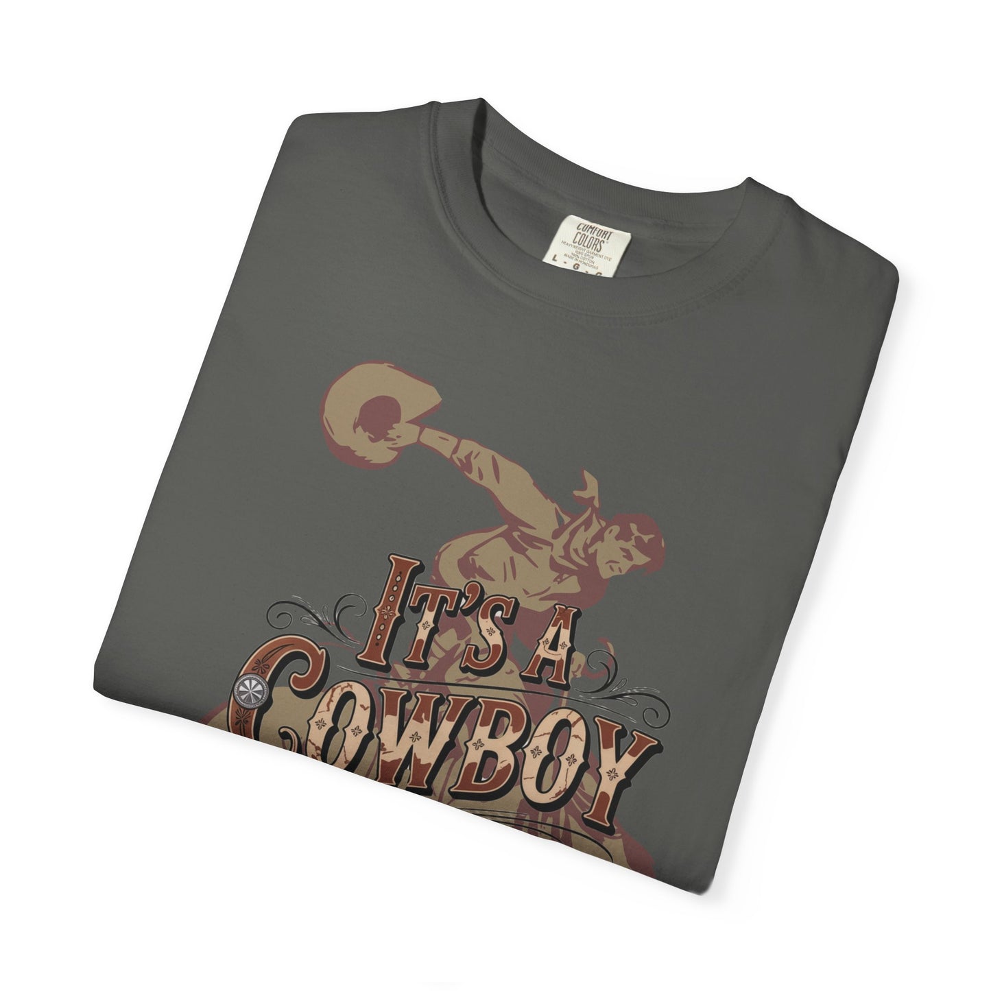 Cowboy Christmas Bronc Comfort Colors® Tee