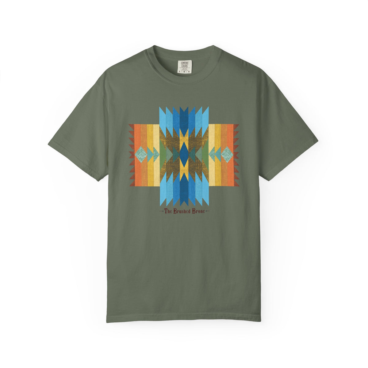Painted Mesa Cross  Southwestern Geometric Graphic Tee