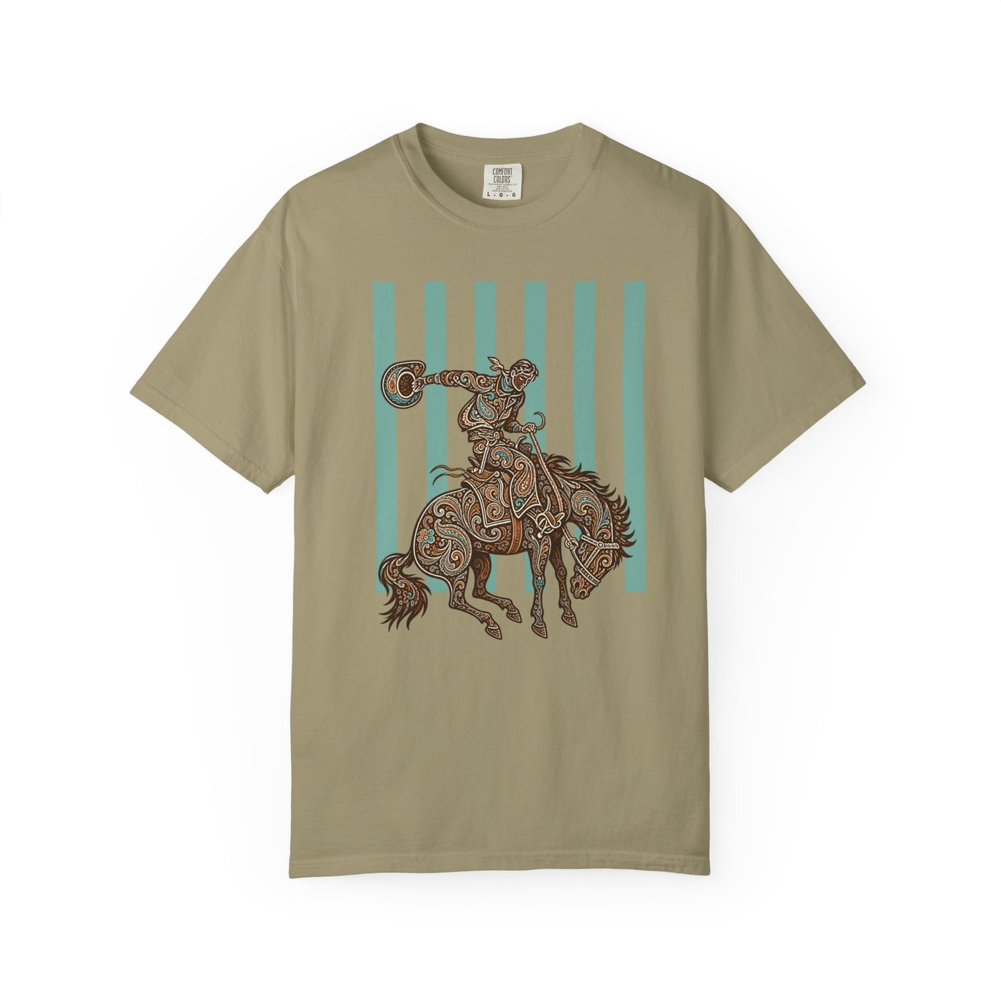 Paisley Buckaroo Western Graphic Tee