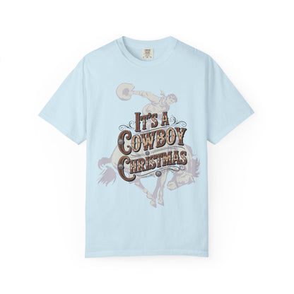 Cowboy Christmas Bronc Comfort Colors® Tee