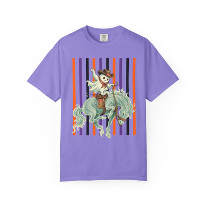 Ghost Rider Bronc Tee | Halloween Western Graphic Shirt