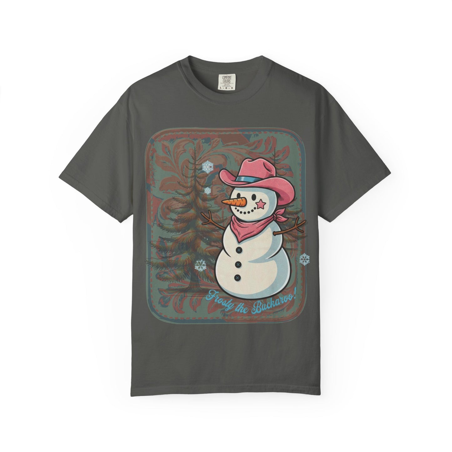 Snowman Buckaroo Comfort Colors® Tee