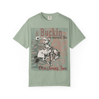 Buckin’ Around the Christmas Tree Comfort Colors® Tee