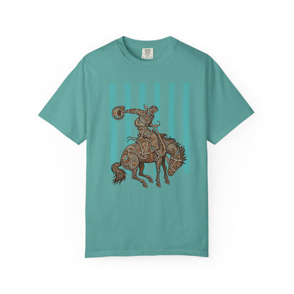 Paisley Buckaroo Western Graphic T-Shirt
