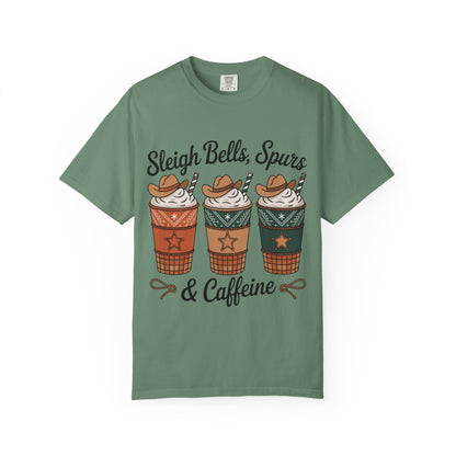 Sleigh Bells, Spurs & Caffeine T-Shirt