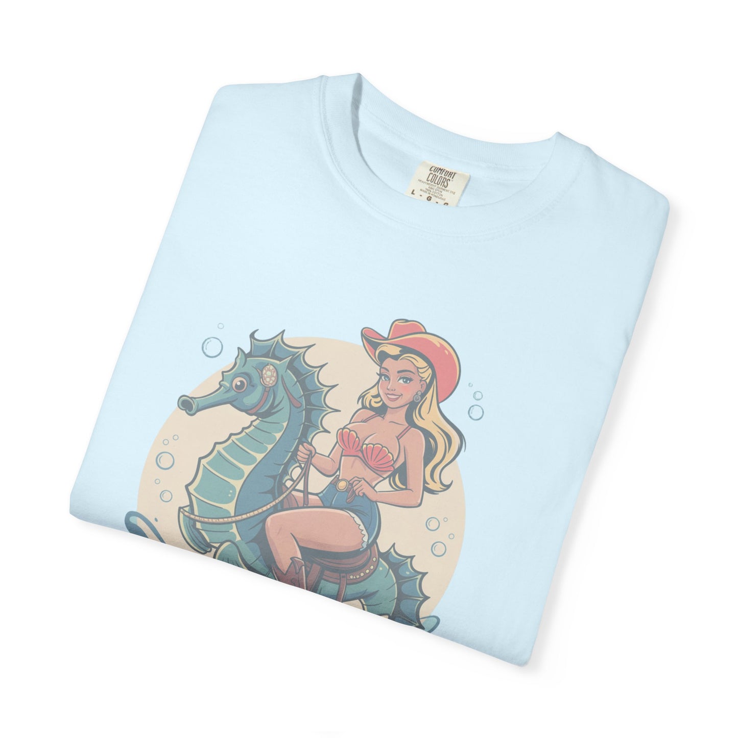 Beach Seahorse Cowgirl T-Shirt