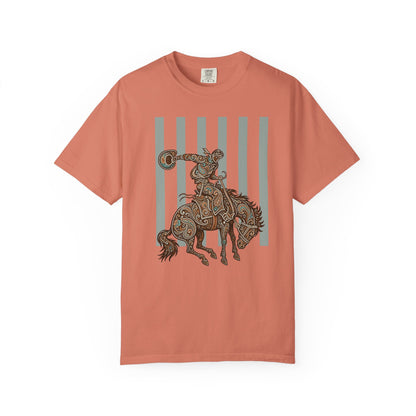 Paisley Buckaroo Western Graphic T-Shirt