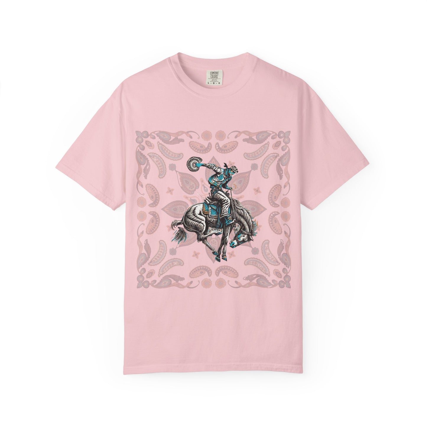 Paisley Rodeo Tee | Western Graphic Comfort Colors Shirt | Bronc & Brand Co