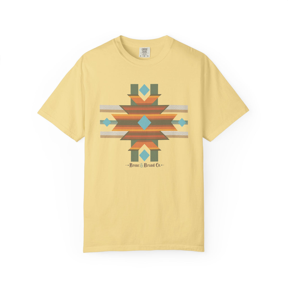 Turquoise Cross Western Graphic Tee