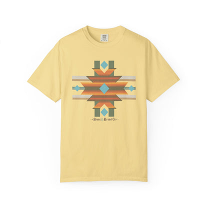 Turquoise Cross Western Graphic Tee