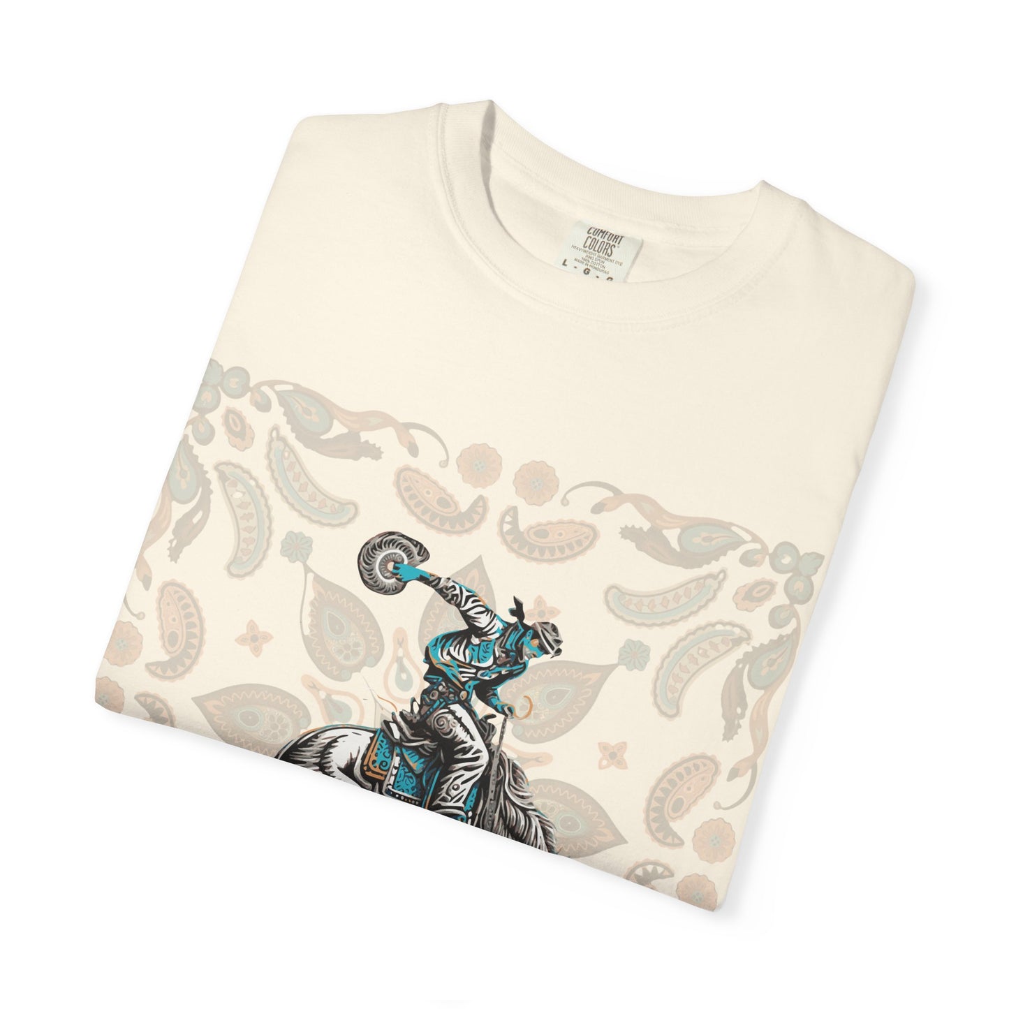 Paisley Rodeo Tee | Western Graphic Comfort Colors Shirt | Bronc & Brand Co