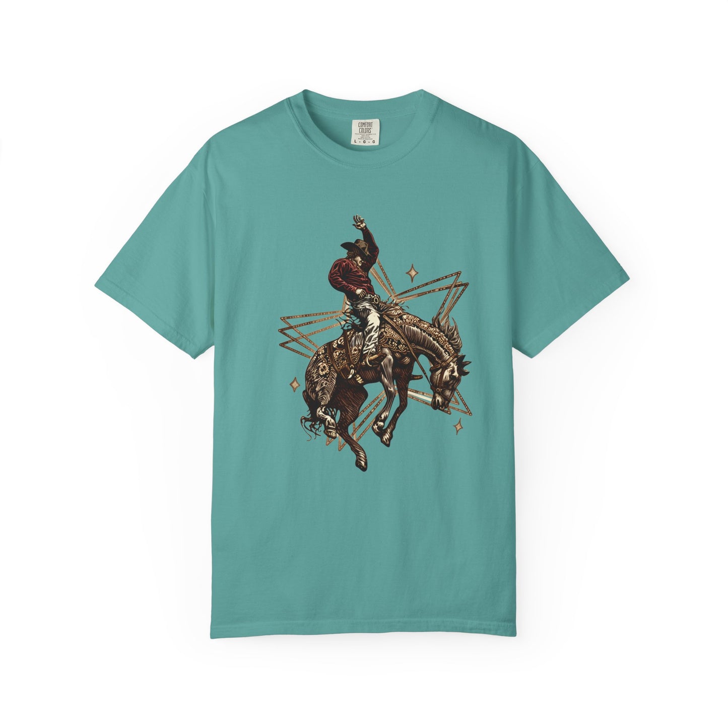 Rodeo Rebel Tee | Western Bronc Rider Graphic Shirt | Bronc & Brand Co.
