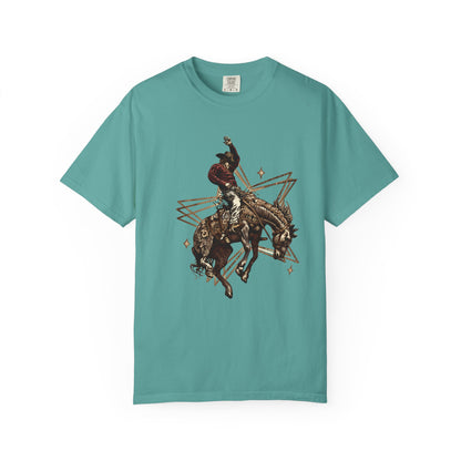 Western Bronc Rider Rodeo Rebel T-Shirt